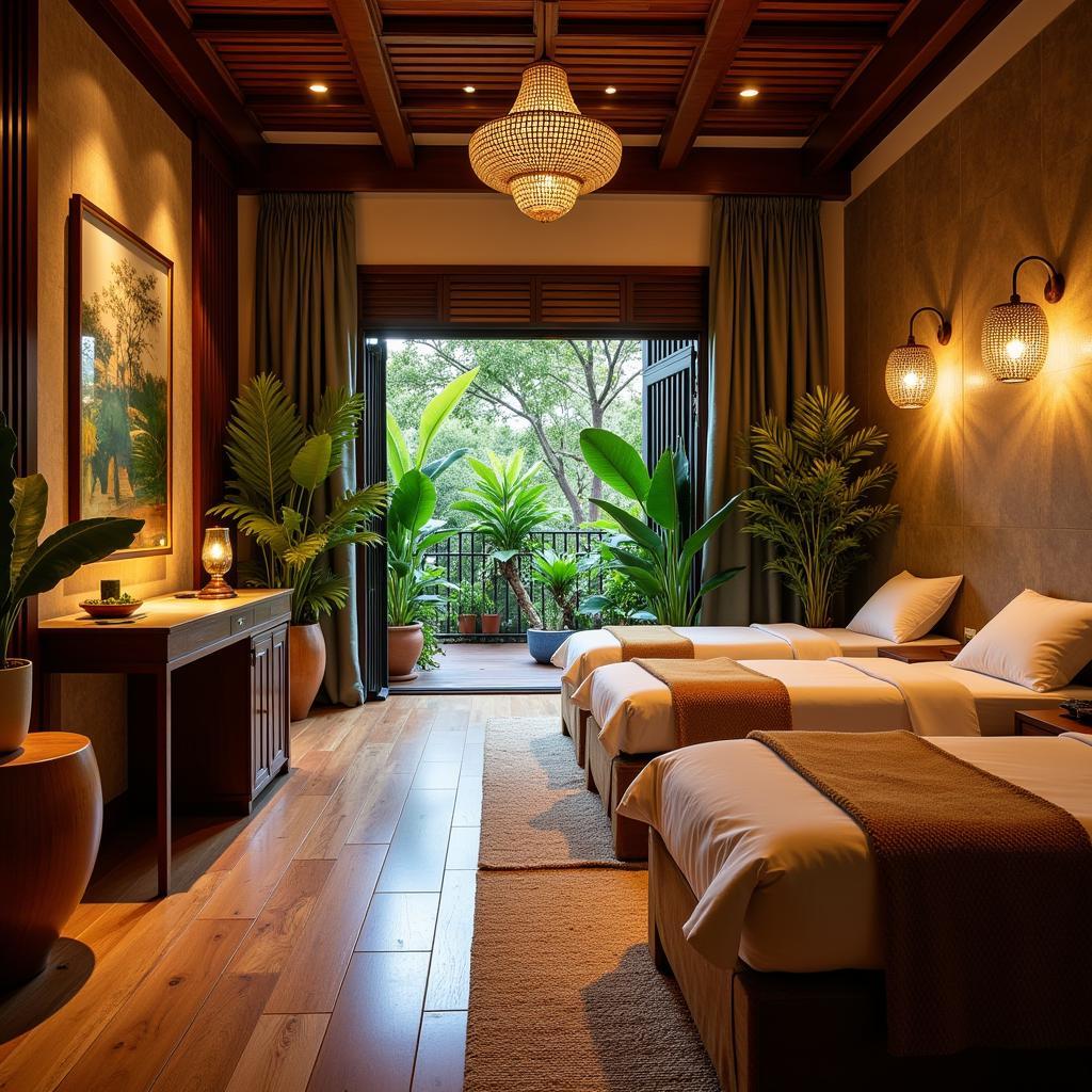 Relaxing Atmosphere of a Thai Spa on Park Street