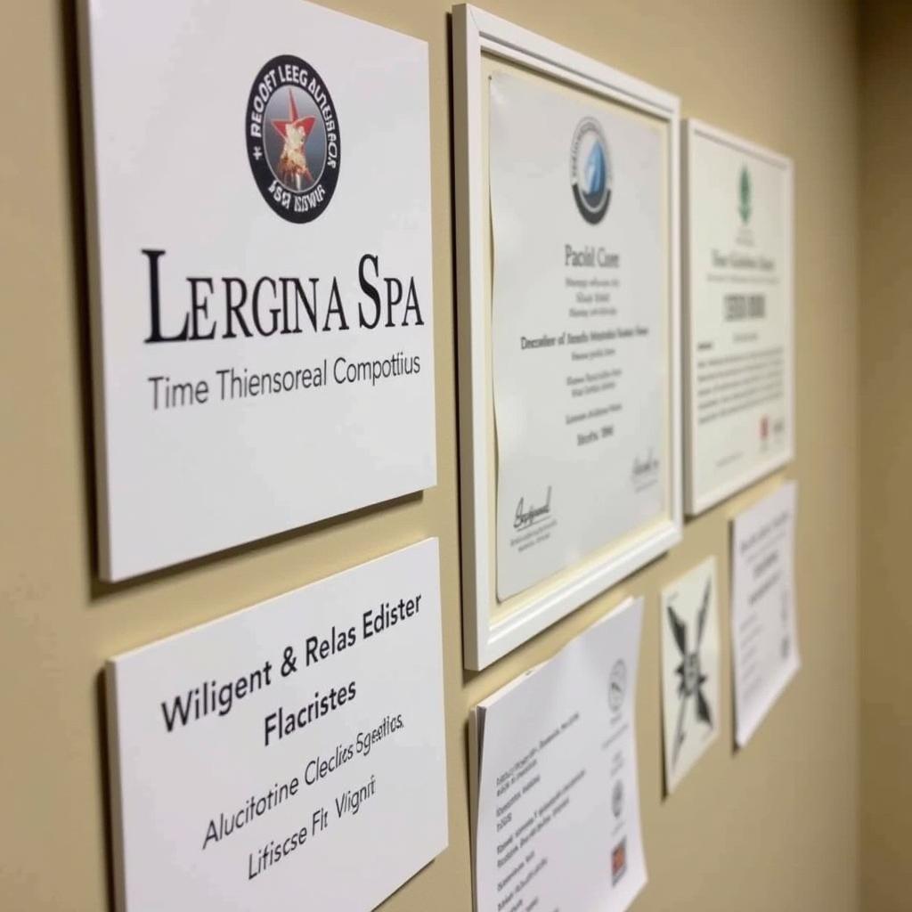 Reputable Spa Licensing and Certifications