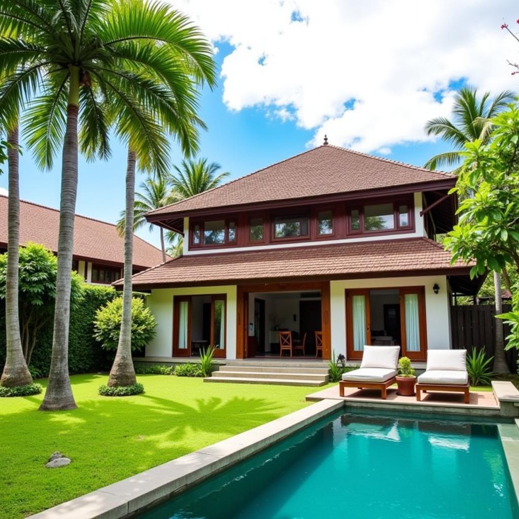 Risata Bali Resort Villa Exterior