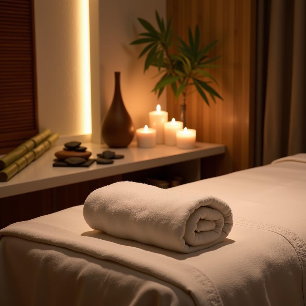 Relaxing RMA Spa Treatment Room