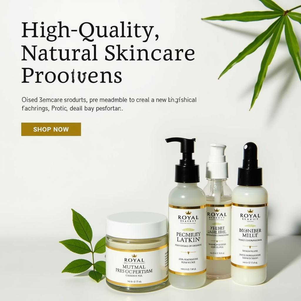 Premium Natural Products for Royal Beauty Spa Treatments