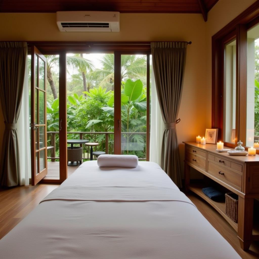 Tranquil Spa Treatment Room at Salad Buri Resort