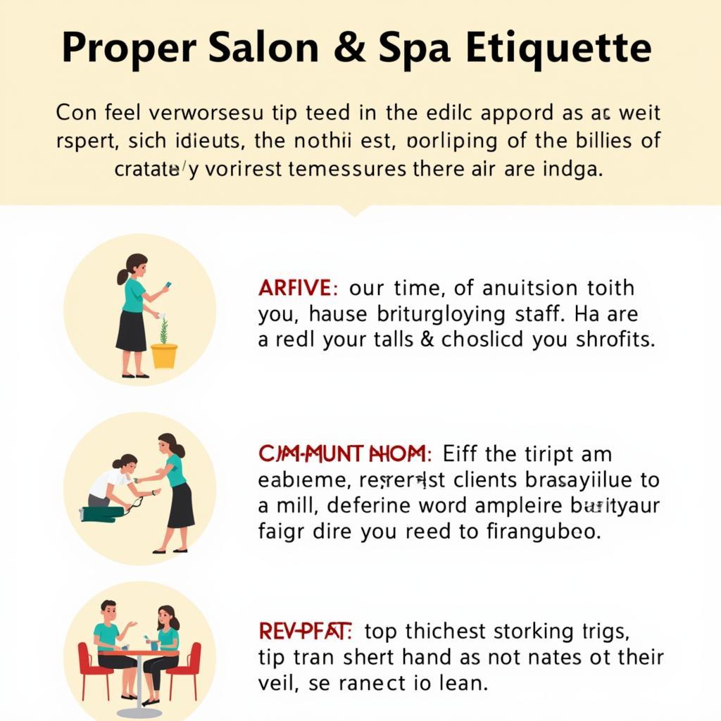 Salon and Spa Etiquette Tips