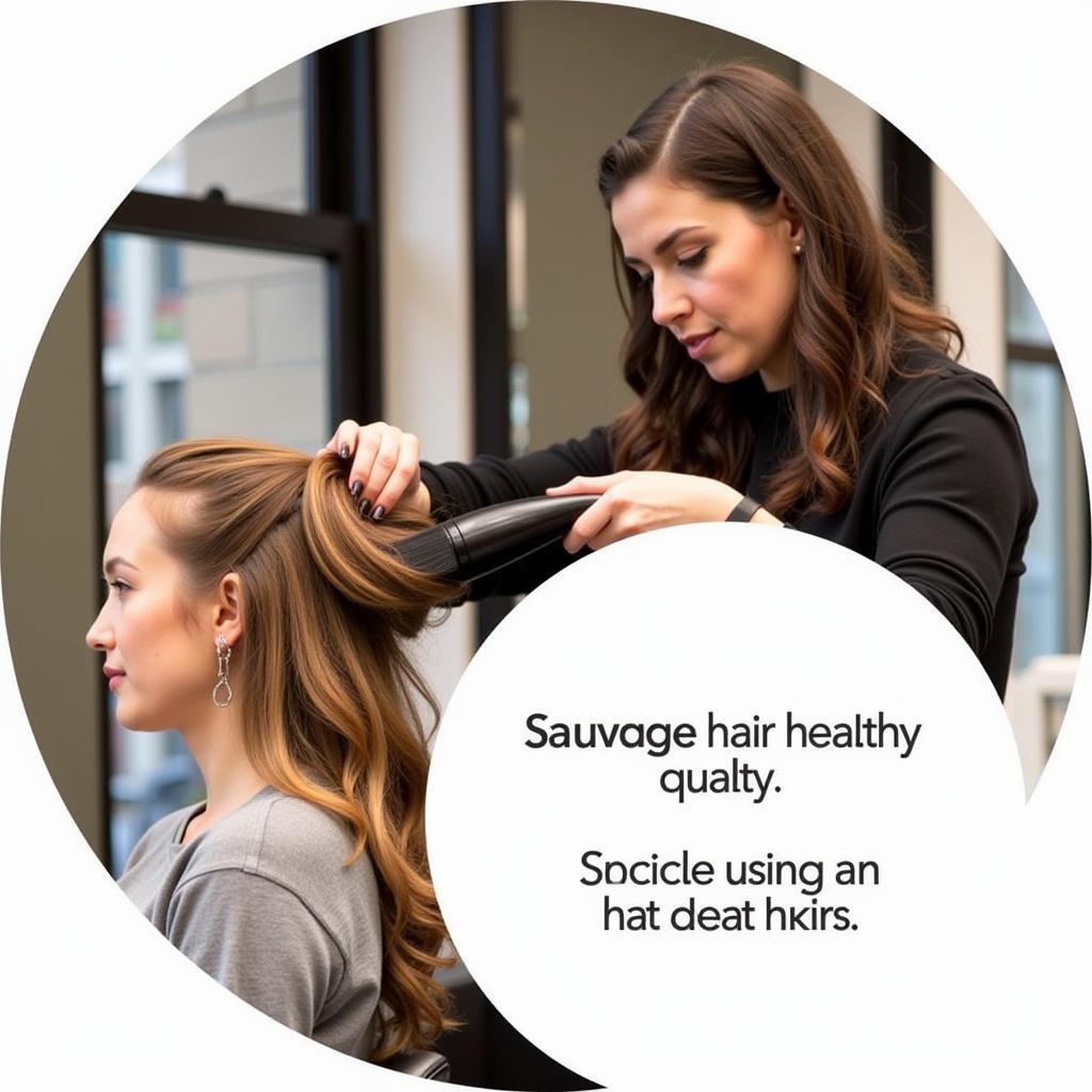 Expert Hair Styling at Sauvage Unisex Salon & Spa