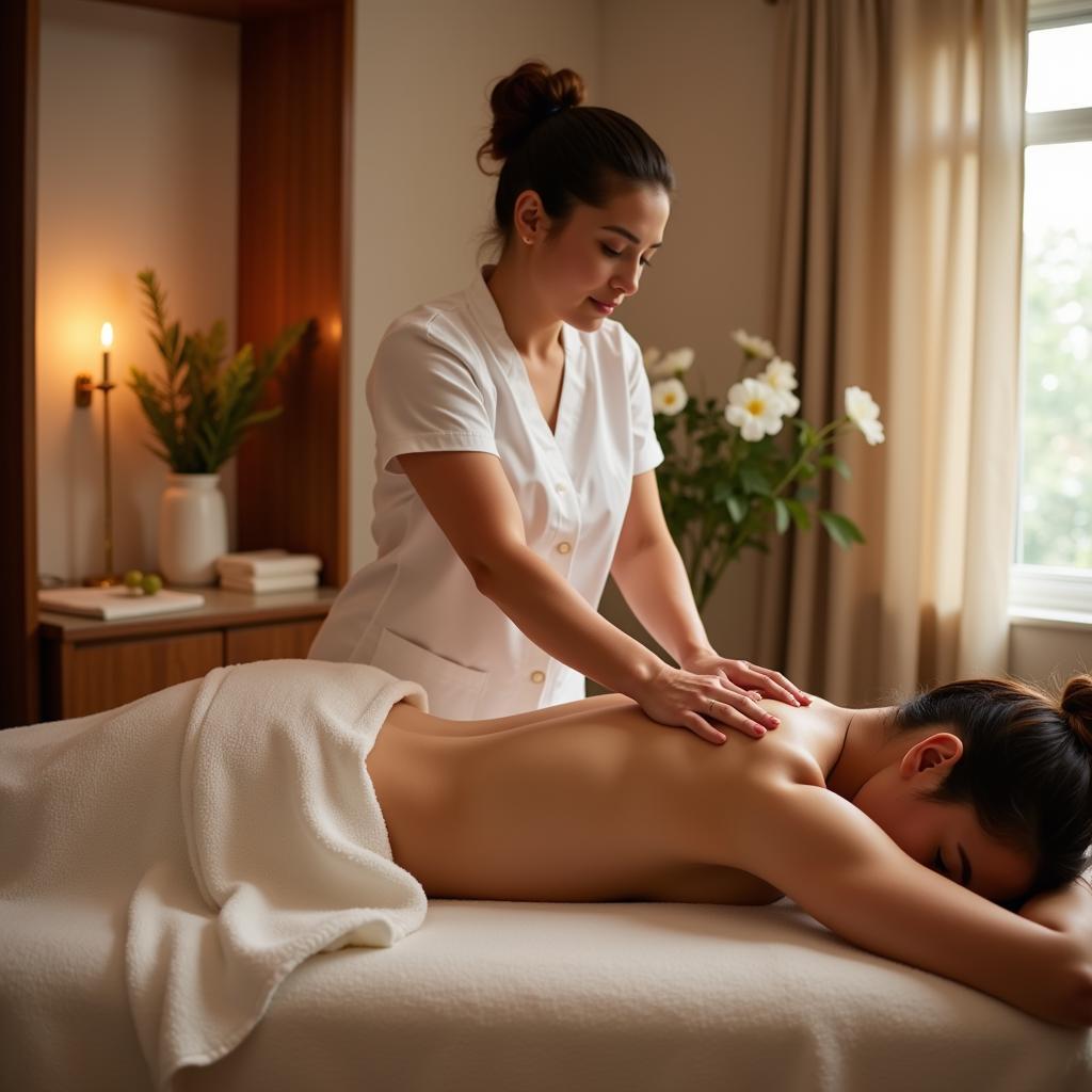 Relaxing Massage Therapy at Seagull Spa