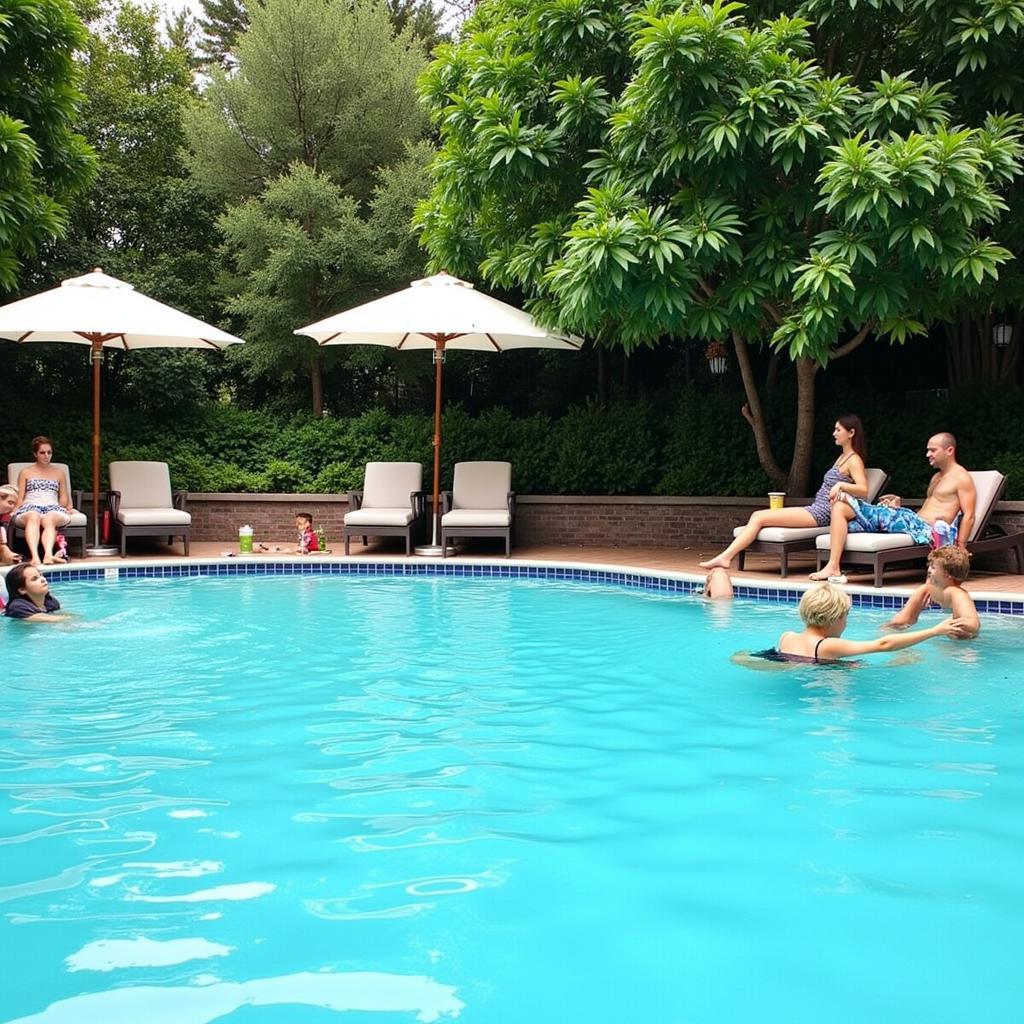 Poolside Relaxation at Sens Hotel & Spa