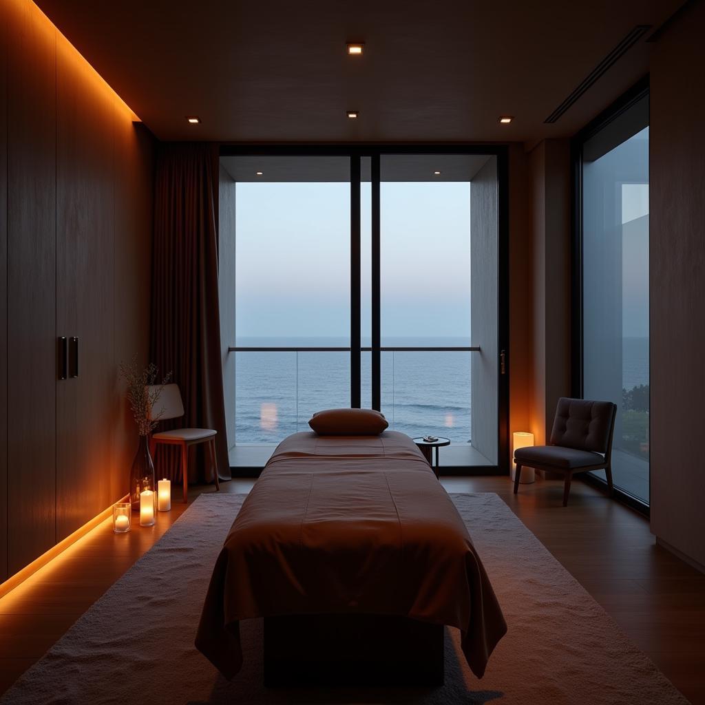 Luxurious Sentosa Spa Treatment Room with Ocean View