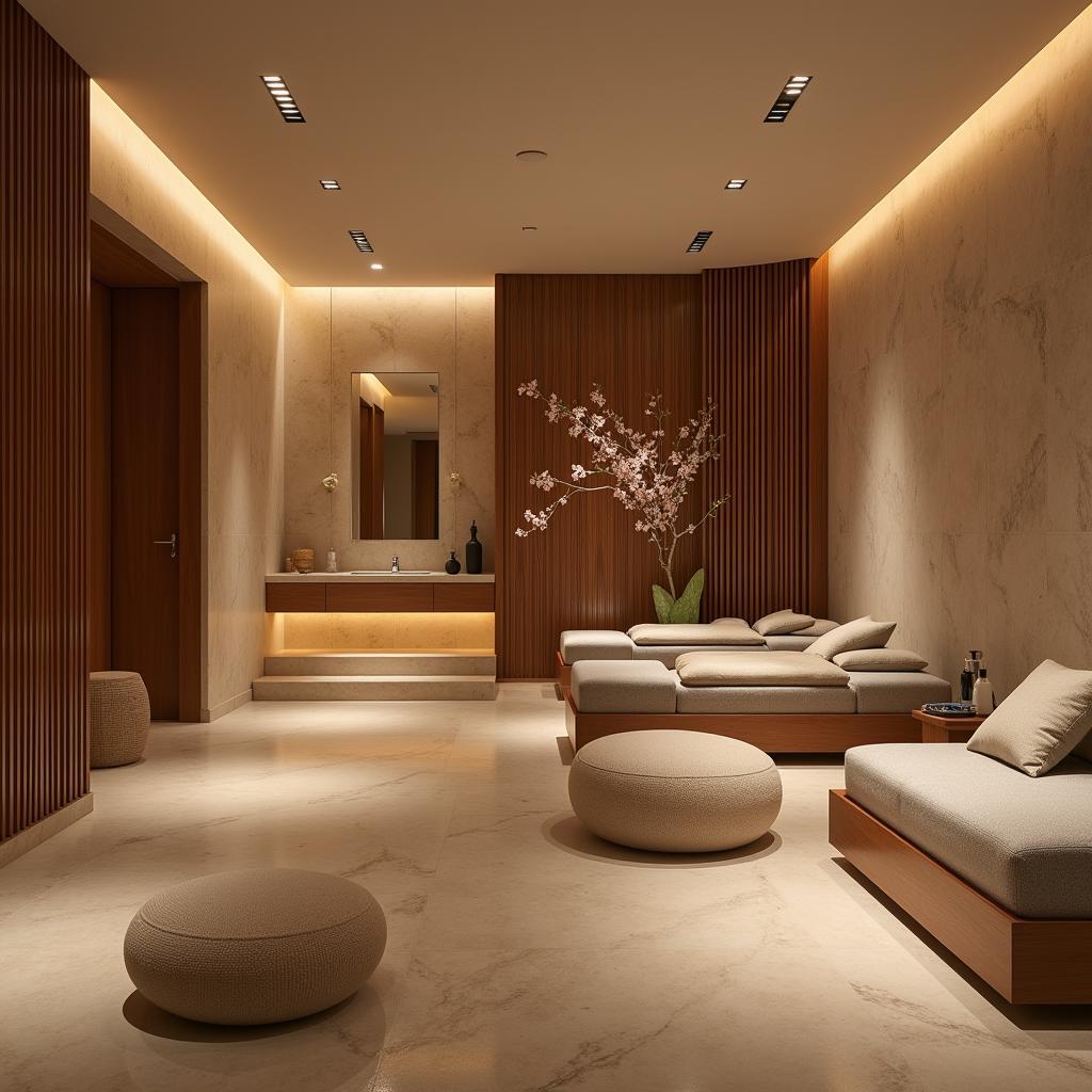 Serene spa interior with a relaxing atmosphere