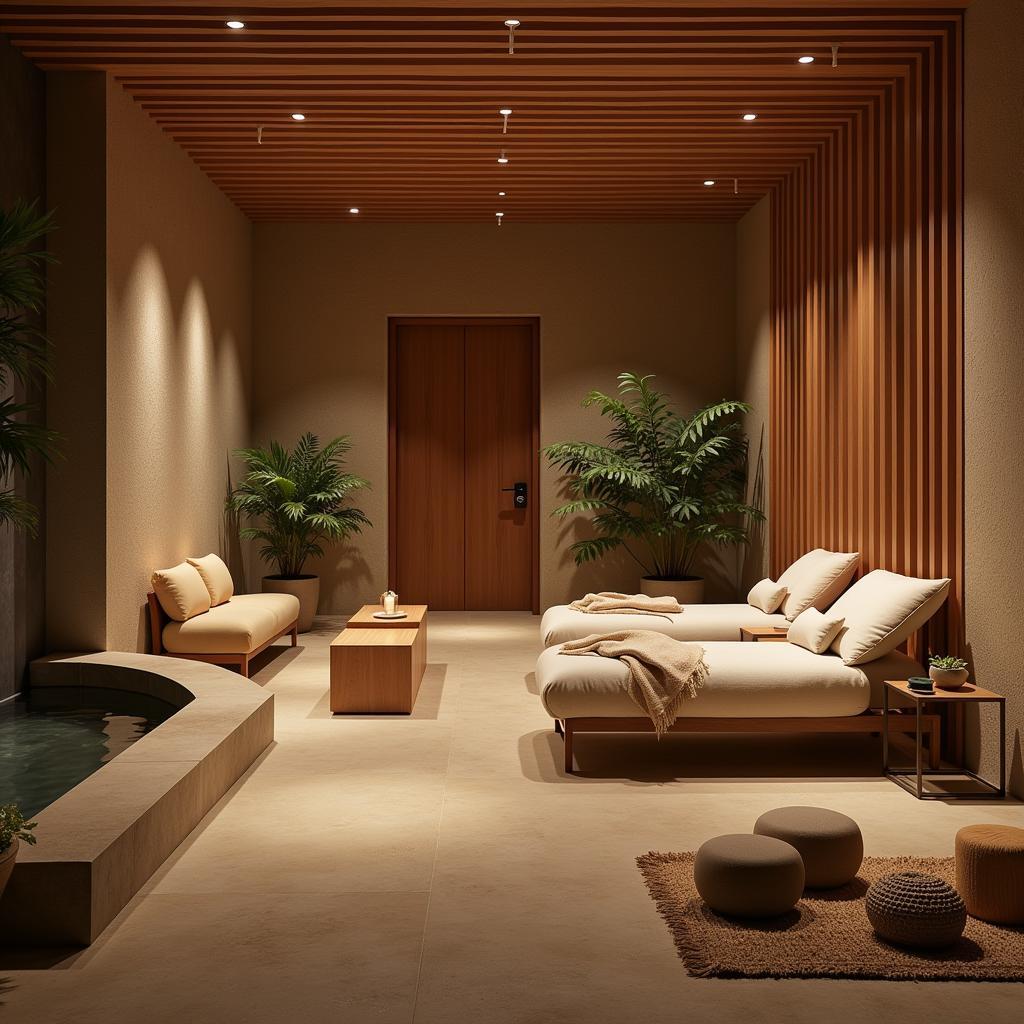 Calm and Relaxing Serenity Day Spa Atmosphere