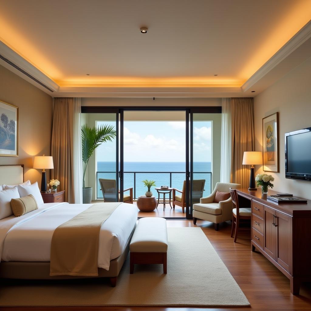 Luxurious accommodation at Shangri La's Tanjung Aru Resort