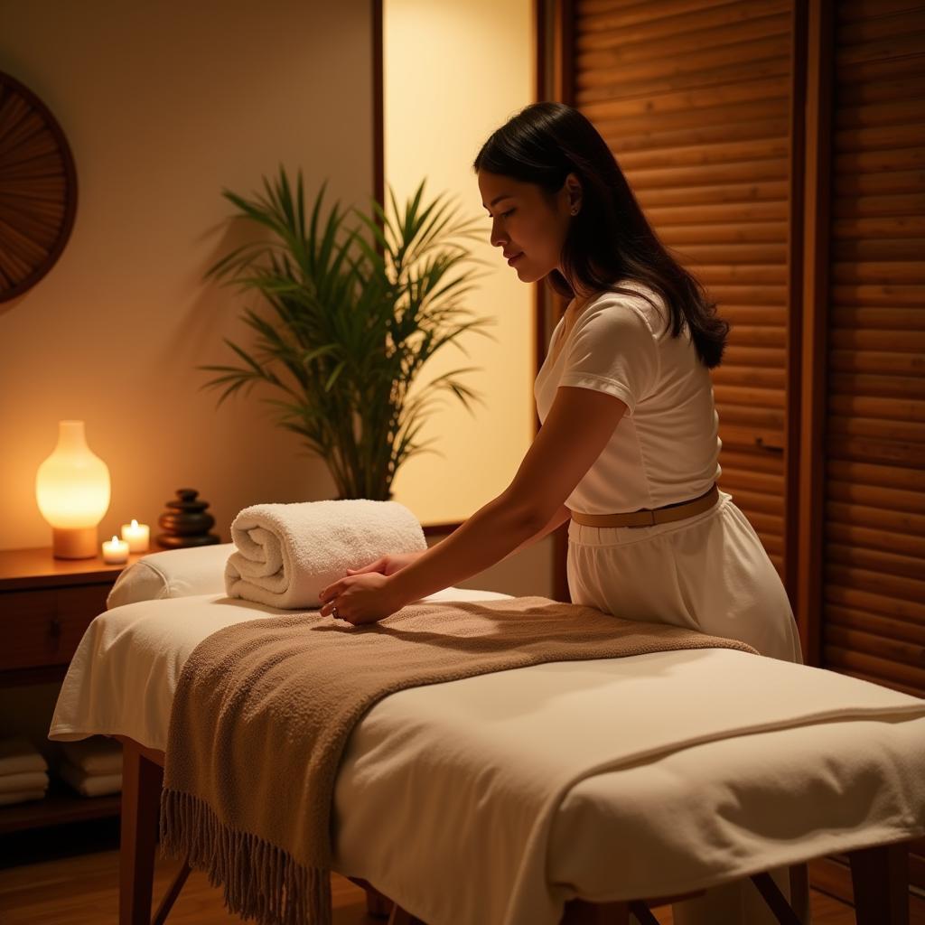 Relaxing Snip Spa Massage Therapy