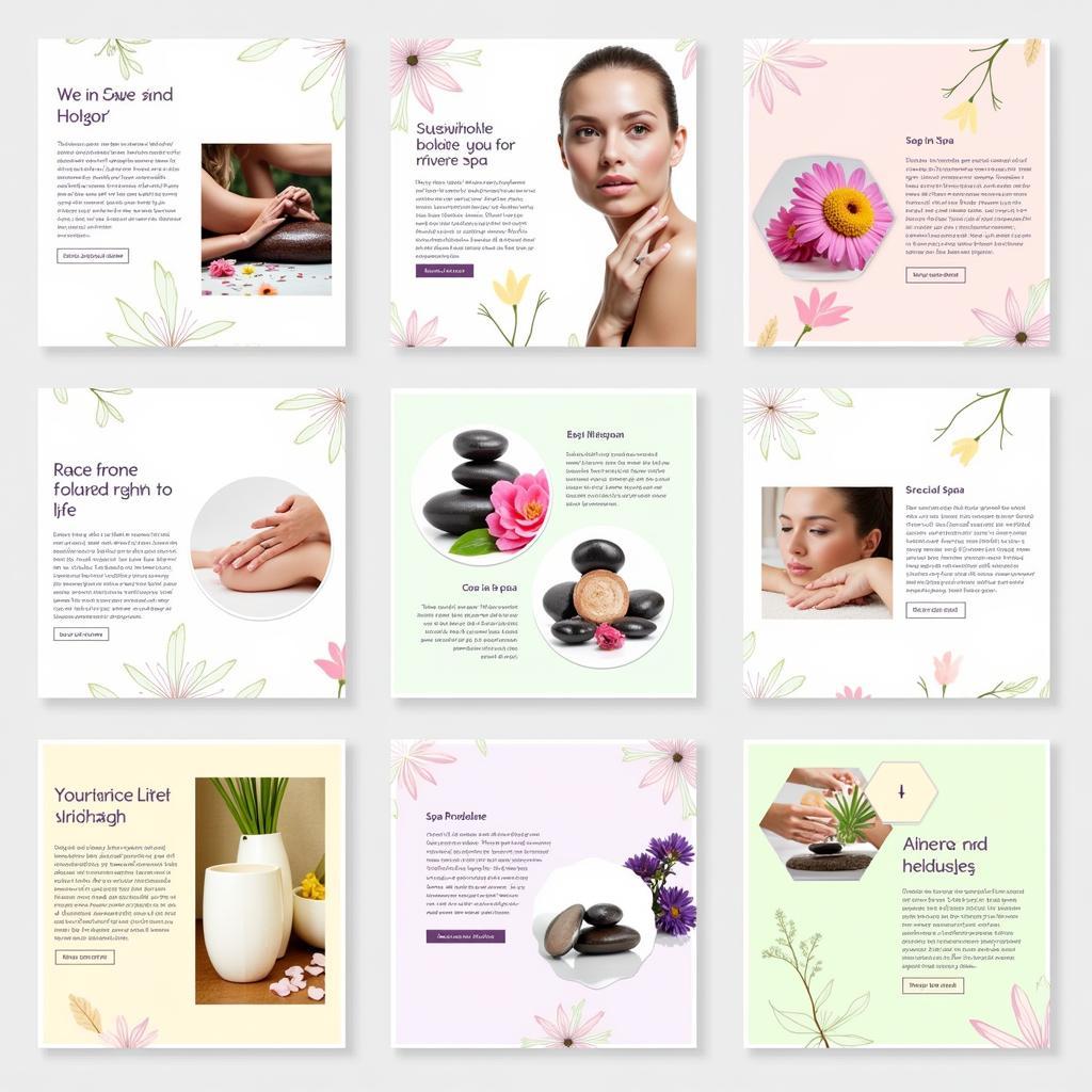 Spa Flyer Design Ideas for Promoting Relaxation and Wellness