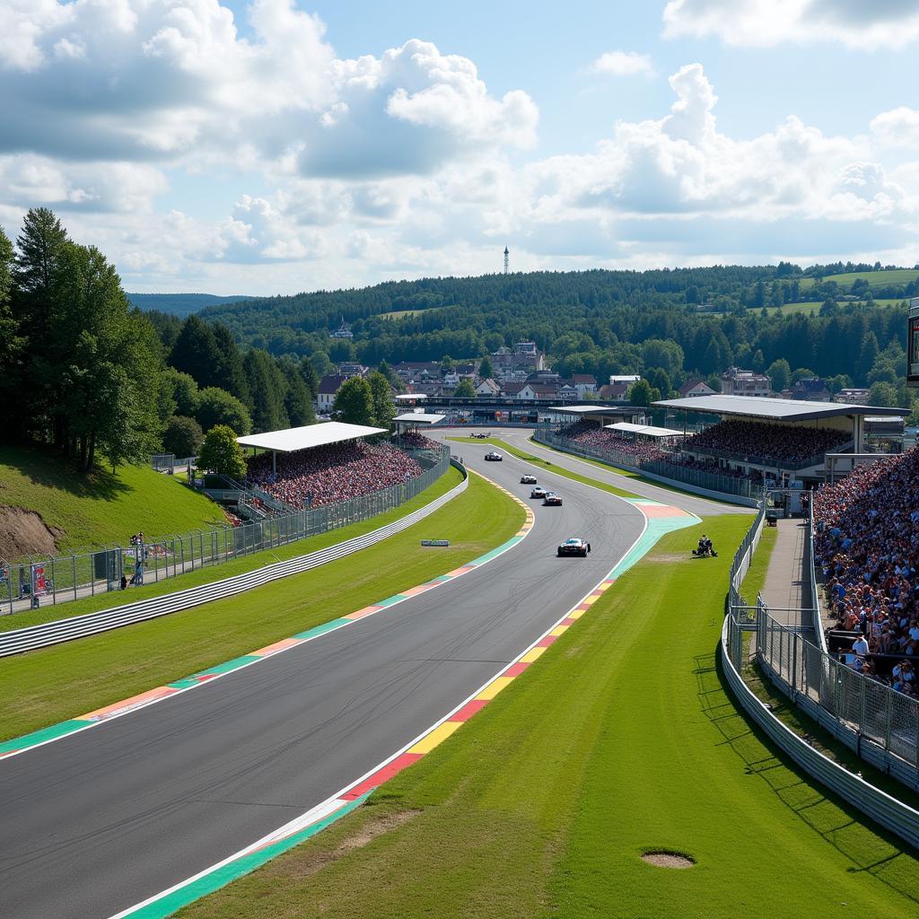 Spa Francorchamps Grandstand View with Convenient Spa Access