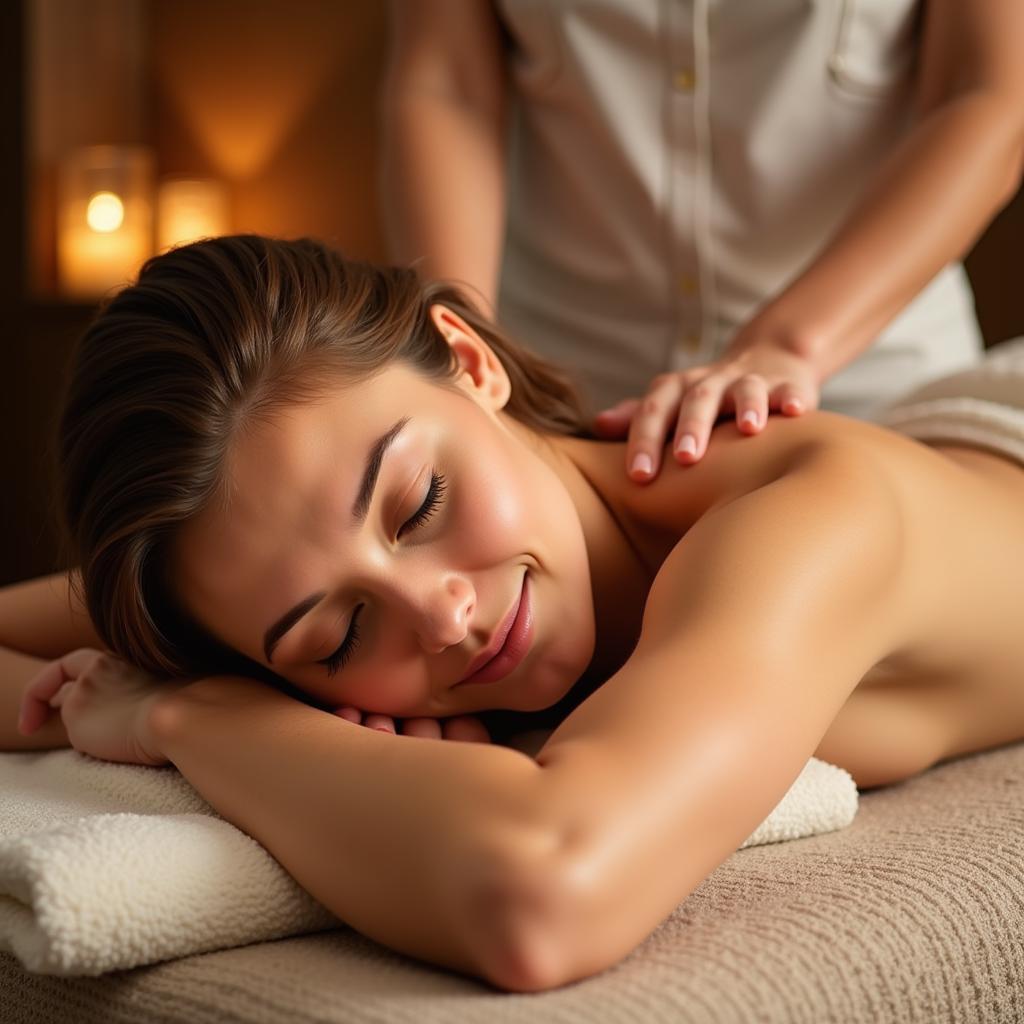 Massage Therapy at a Khammam Spa