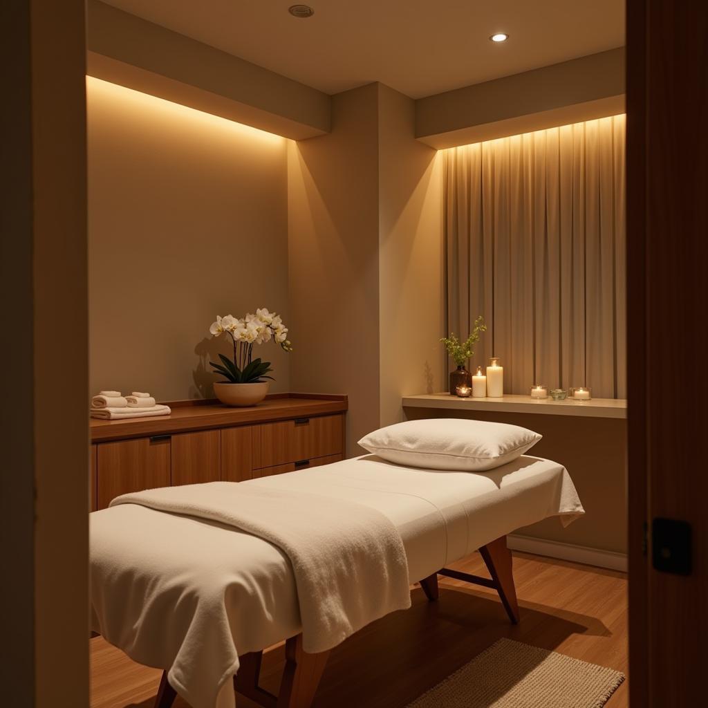 Tranquil Spa Treatment Room at SPA KOREAN