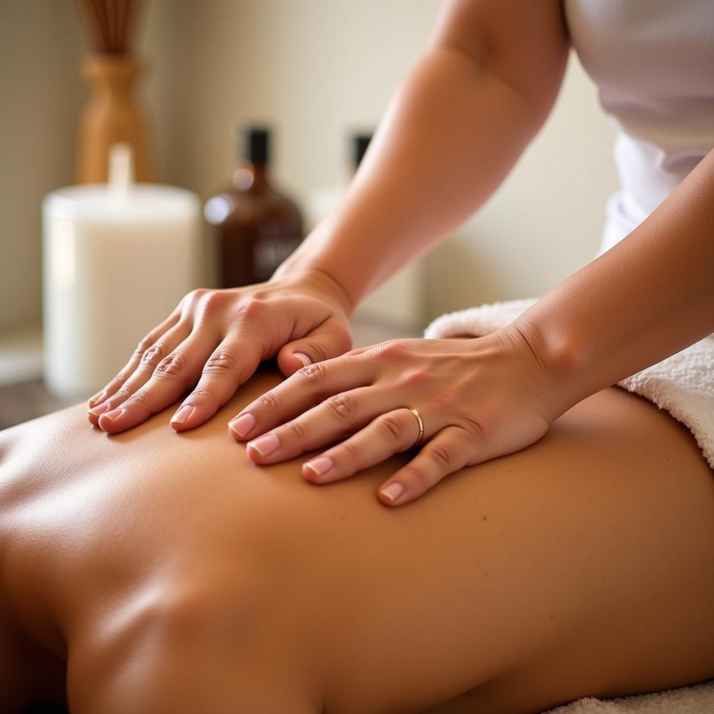 Massage therapy at Spa Nation Phoenix Mall