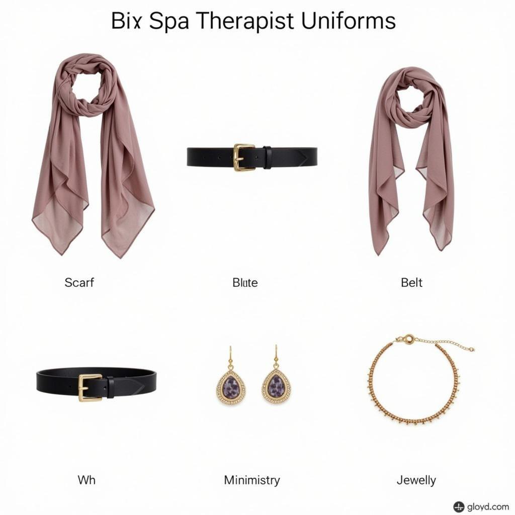 Spa Therapist Uniform Accessories