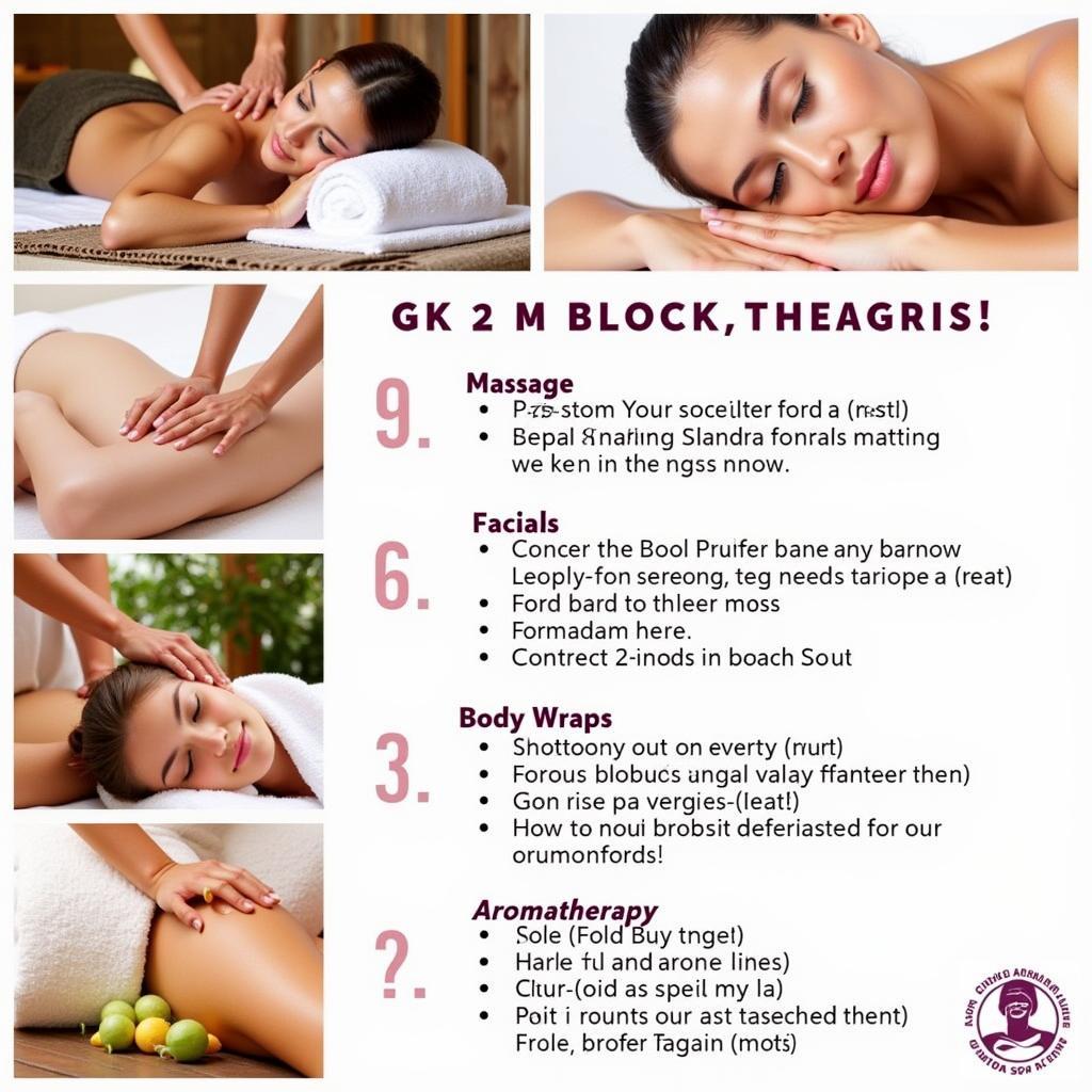 Variety of Spa Treatments