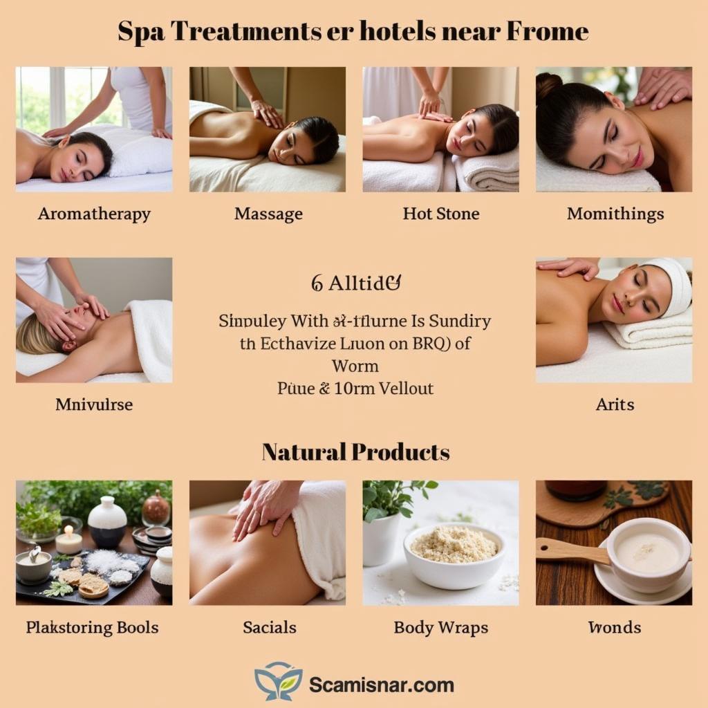 Relaxing spa treatments available at hotels near Frome