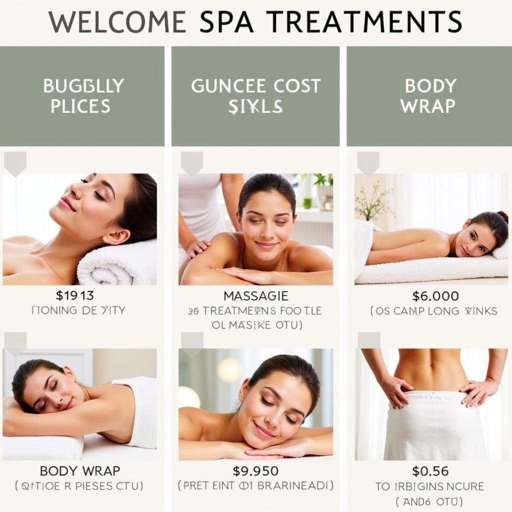 Spa Treatments and Their Price Ranges