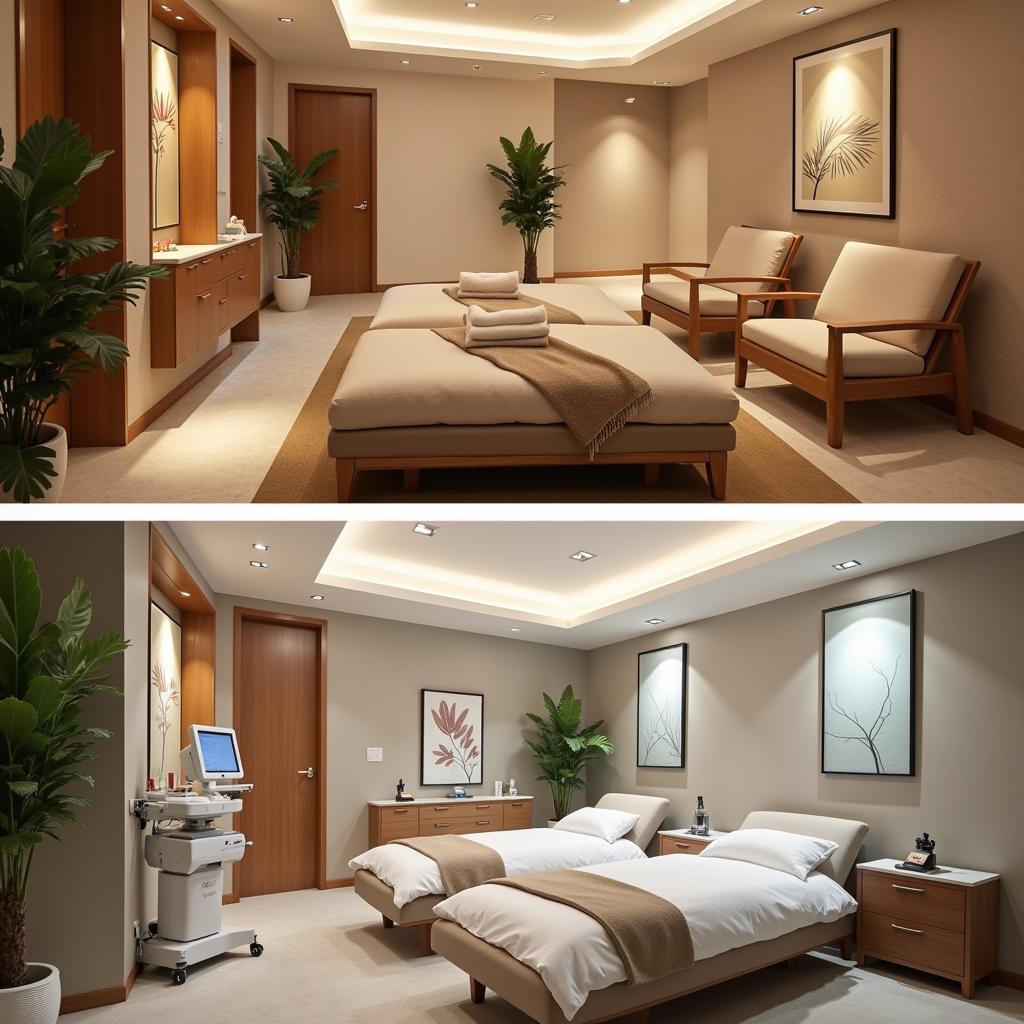 Spa vs. POR Relaxation Room