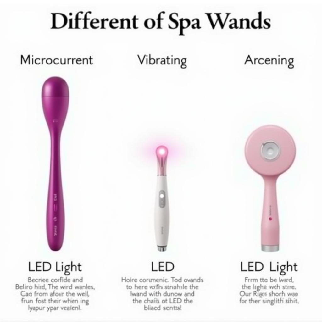 Different Types of Spa Wands