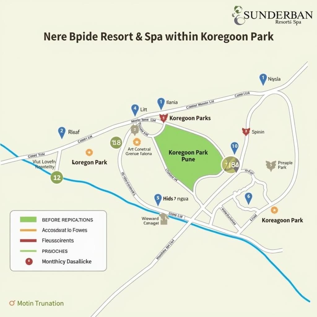 Prime Location of Sunderban Resort Spa Koregaon Park