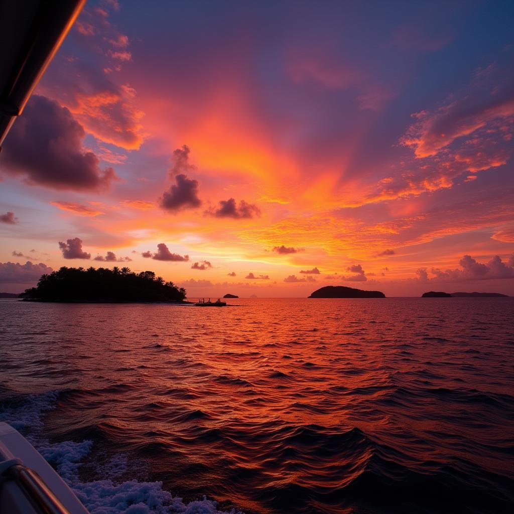 Sunset Cruise at Taj Exotica Resort and Spa Maldives