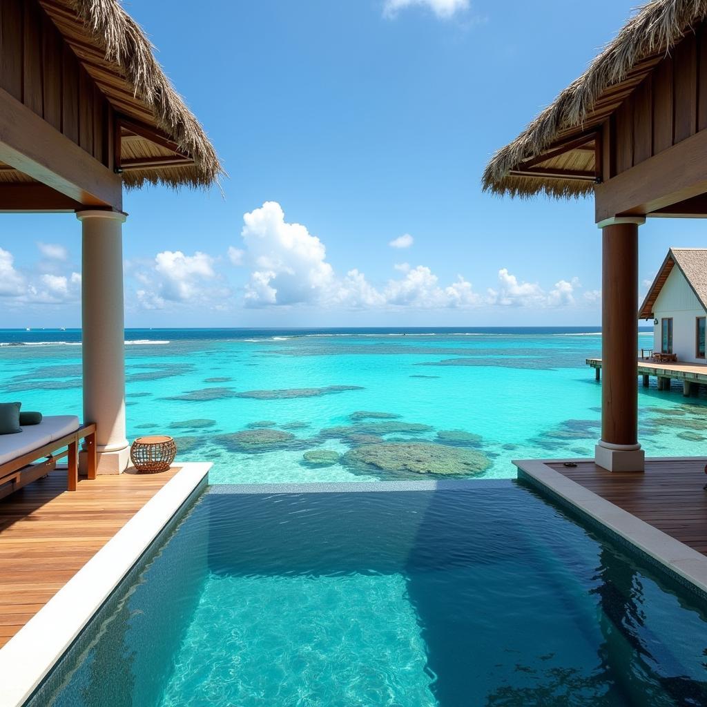 Overwater Bungalow at Taj Exotica Resort and Spa Maldives