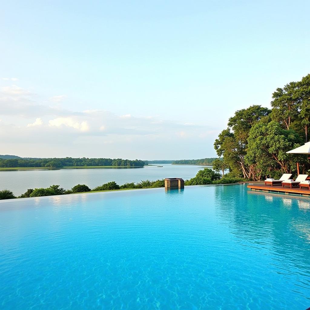 Infinity Pool with Lake View