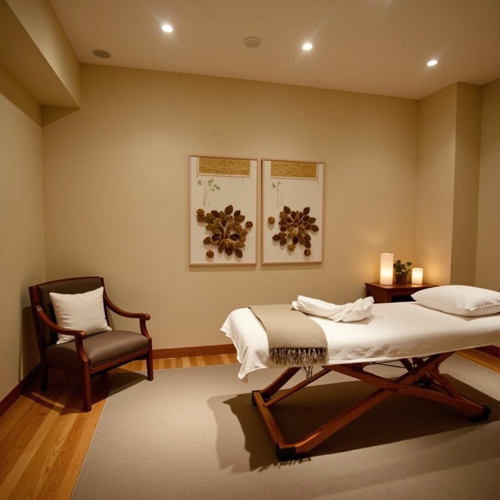 Tattva Spa Treatment Room at The Haveli Hari Ganga Hotel Haridwar