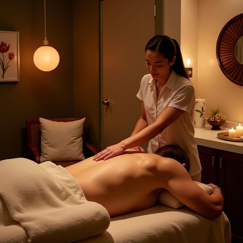 Relaxing Thai Spa Massage Treatment