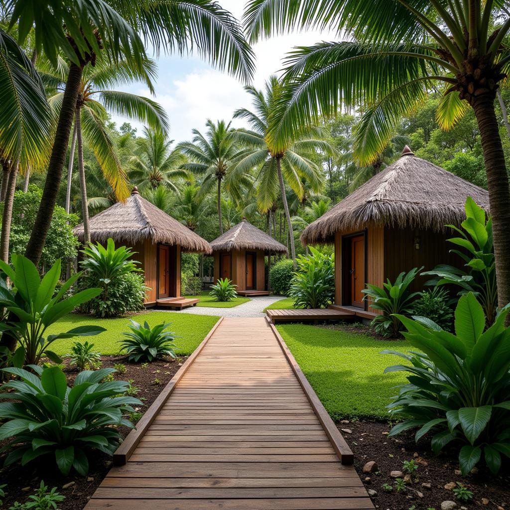 Serene Setting in a Thai Village Spa