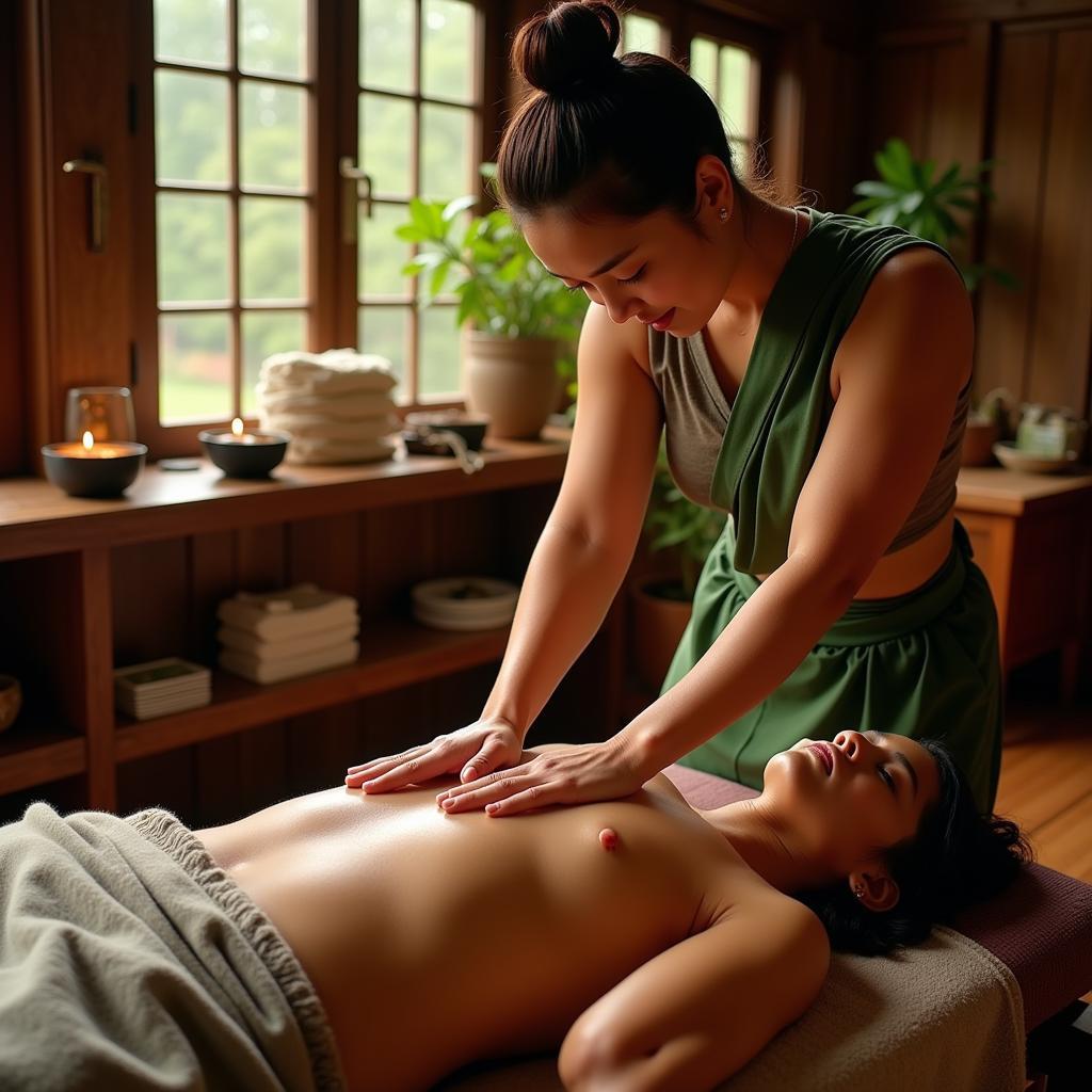 Traditional Sikkimese Massage at a Gangtok Spa