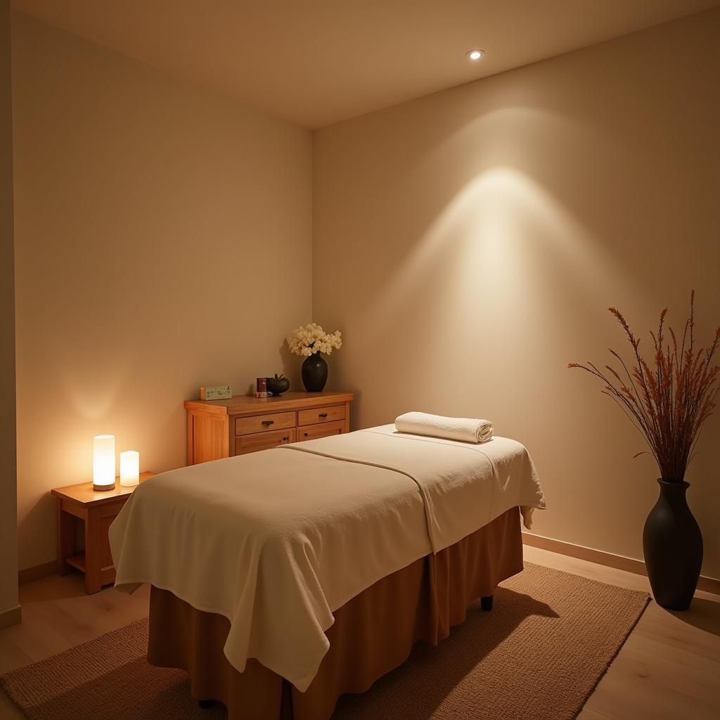 Serene Treatment Room at Tulip Spa T Nagar