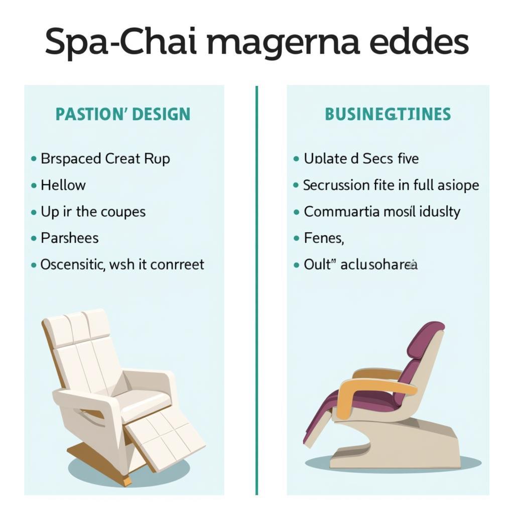 Different Types of Spa Chairs Compared