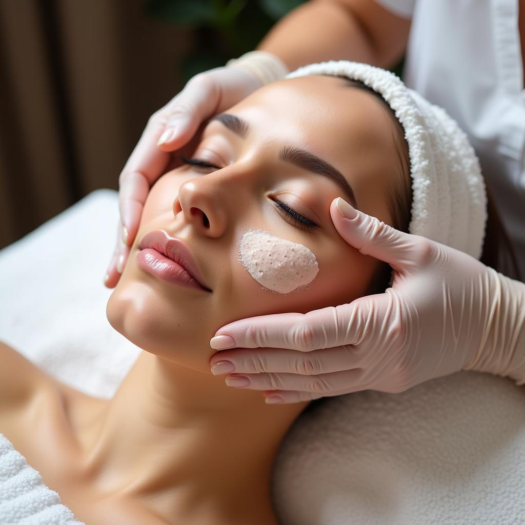 Rejuvenating Facial Treatment at the Spa