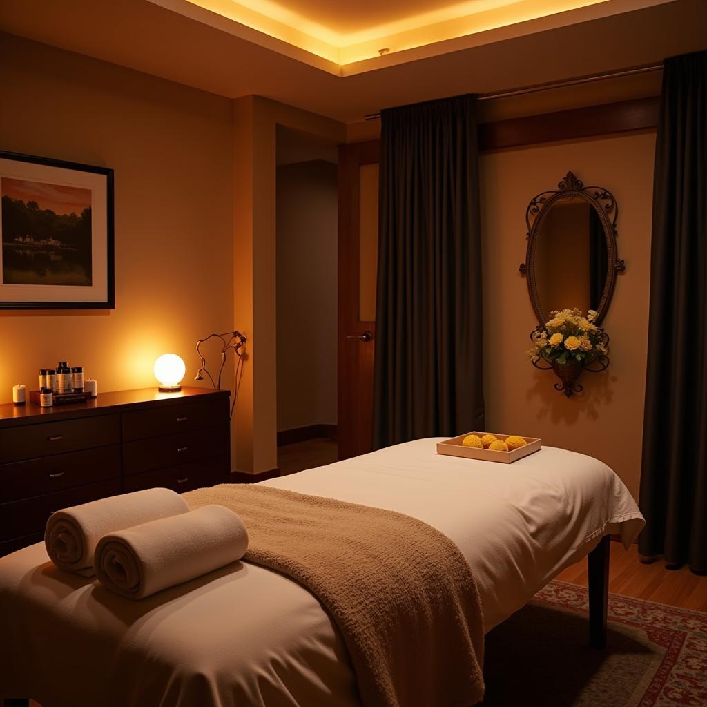 Vanilla Spa & Salon Massage Room in Bengaluru