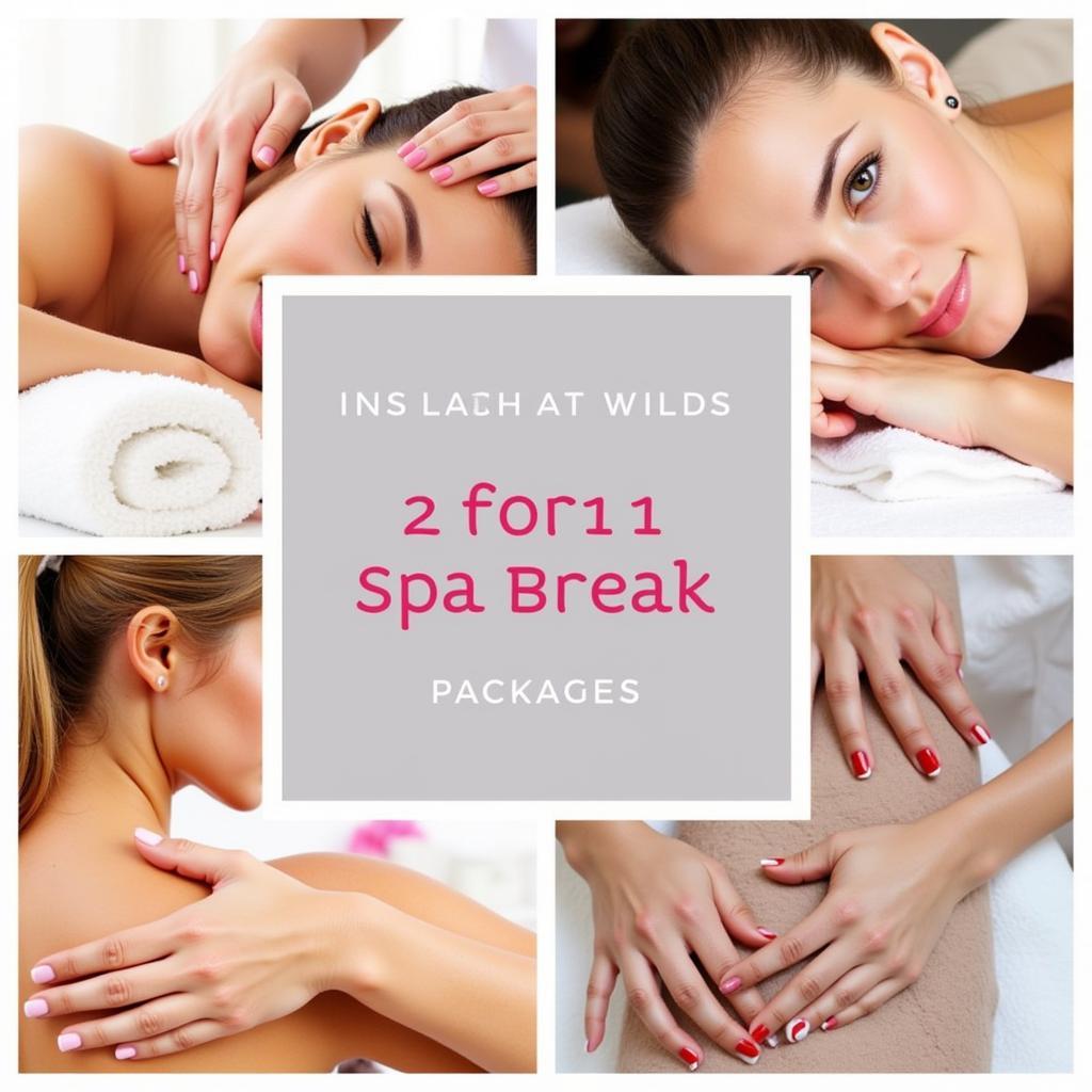 Variety of Spa Treatments available in 2 for 1 deals