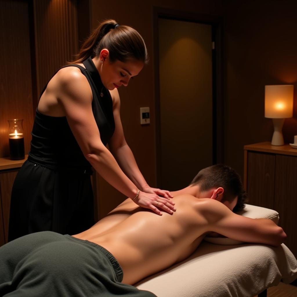 Massage Therapy at a Vegas Men's Spa