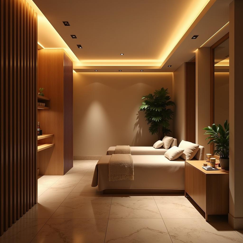 Serene Spa Interior in Viman Nagar Commercial