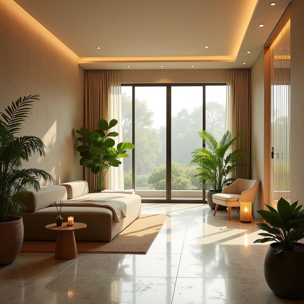 Serene Wellness Spa Interior in Bhopal