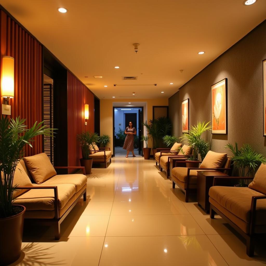 Willows Spa Chennai Reception Area