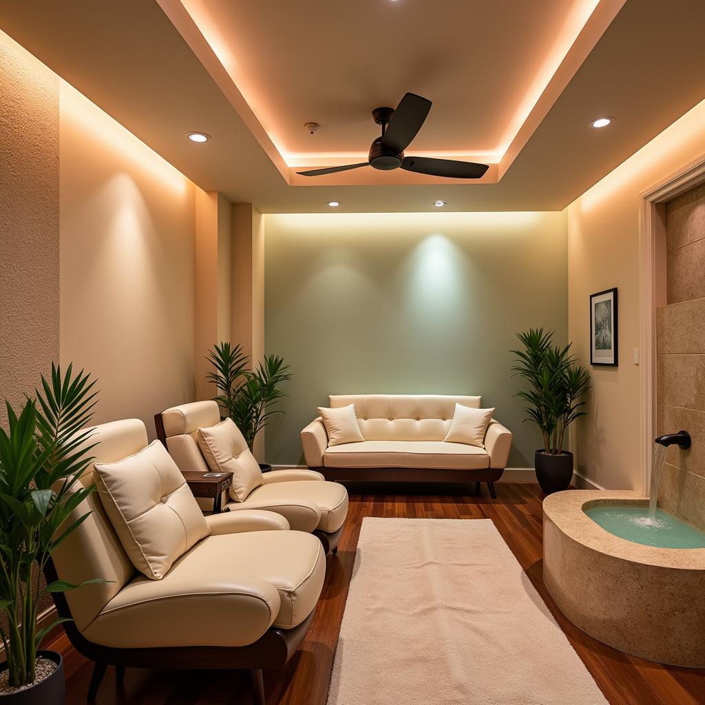 Yas Beauty Spa Relaxation Area: Peaceful and Tranquil