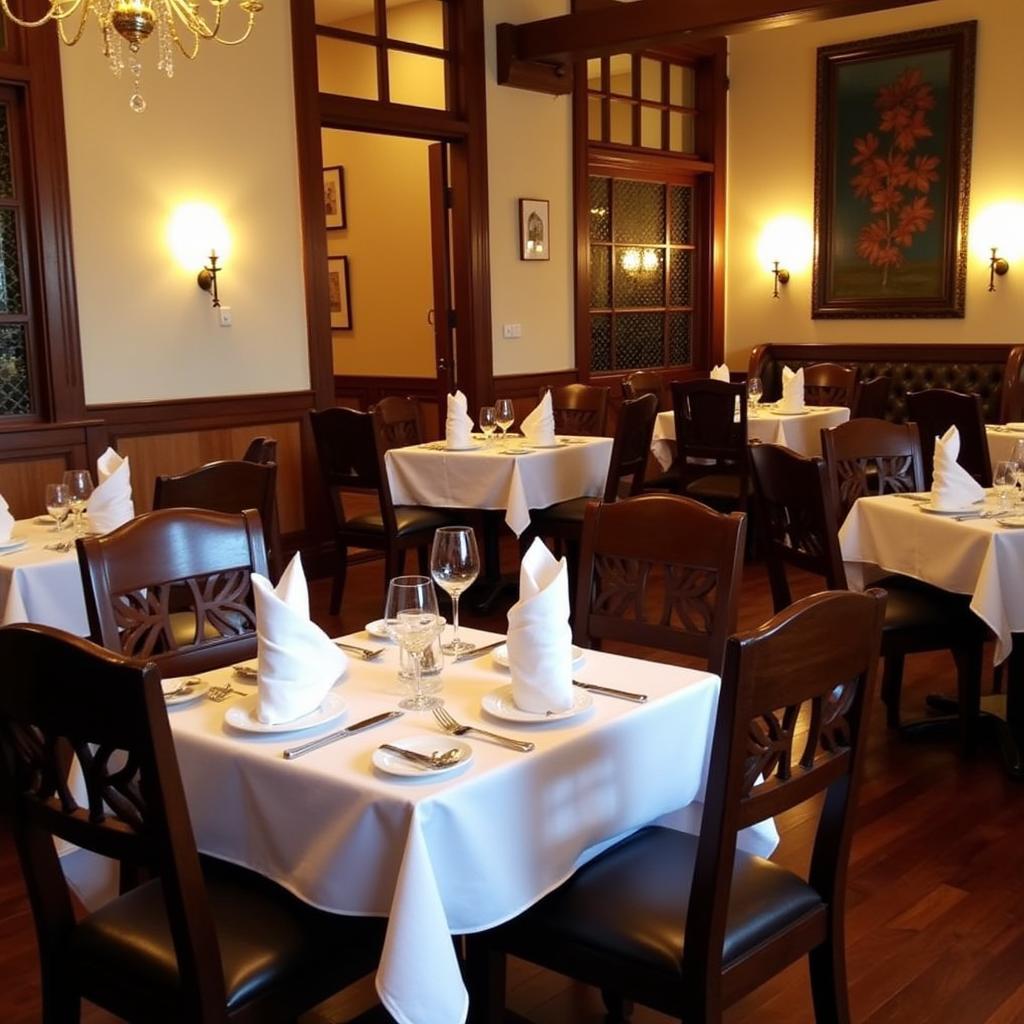 Fine Dining at Yew Tree Restaurant