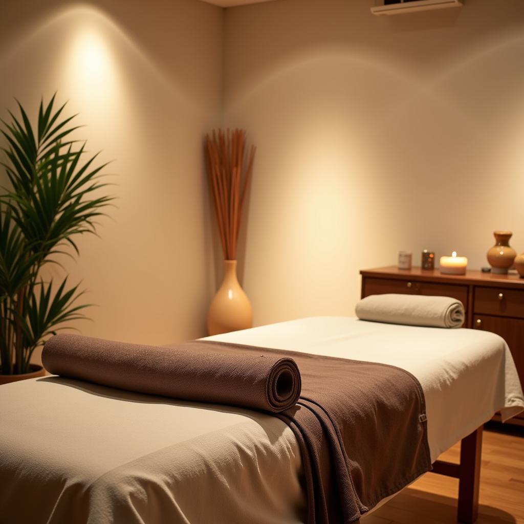 Yoga Sutra Spa serene treatment room