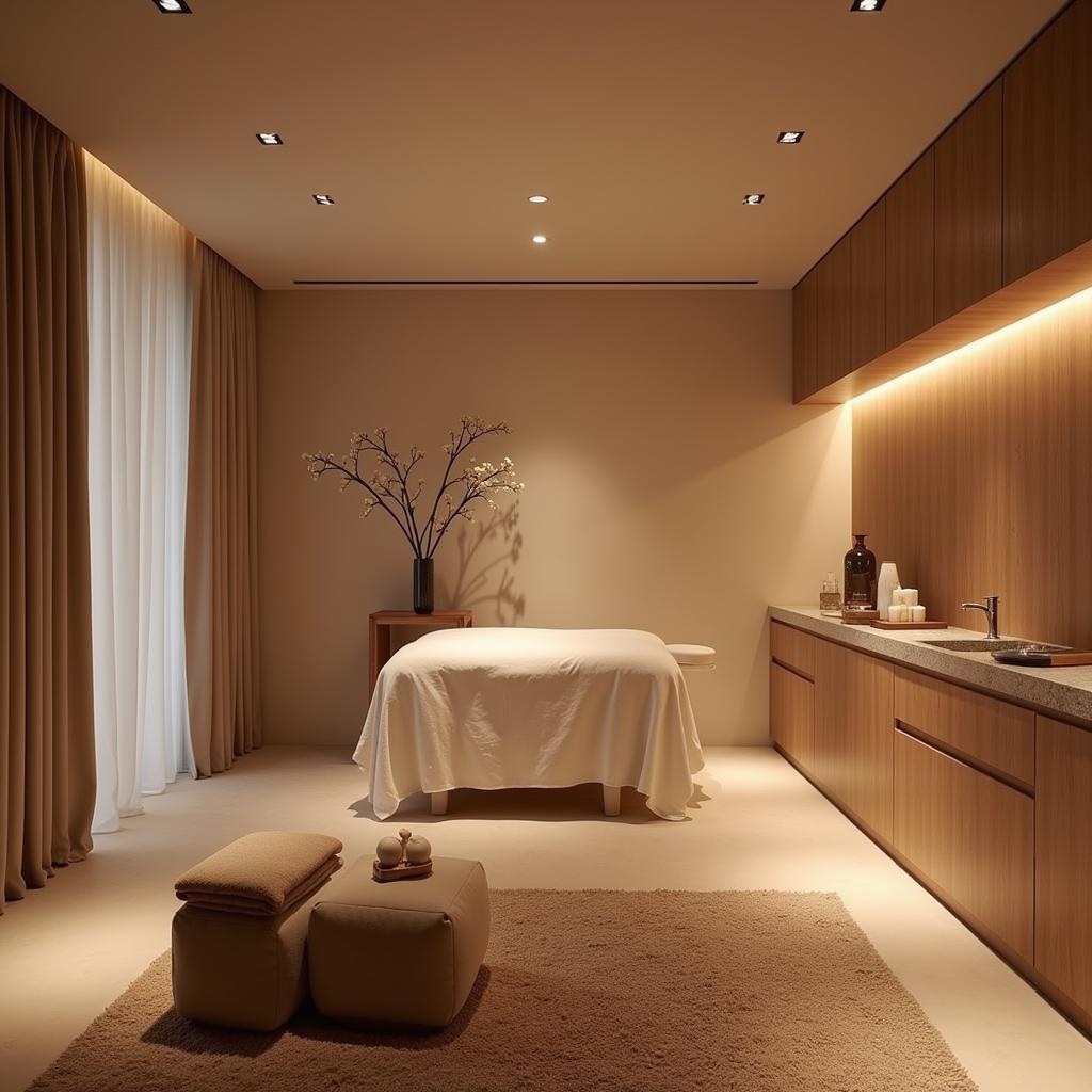 Relaxing Zighy Bay Spa Treatment Room