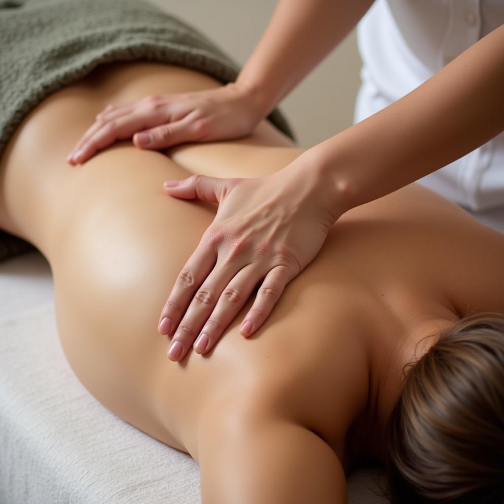 Massage Therapy in a 24-Hour Spa