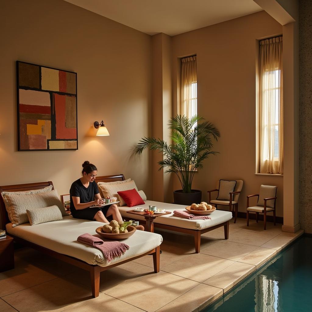 Aadi Spa Relaxation Area