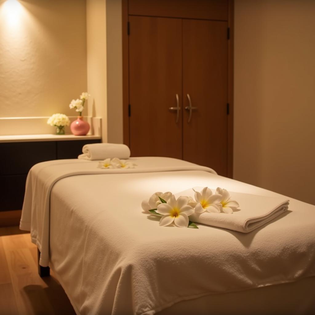 Aastha Spa Park Street Massage Room